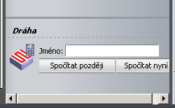 5 napište název dráhy potvrďte Na pracovní ploše se dráha ukáže jako hnědý pruh.