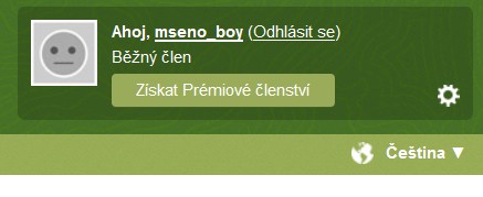 GC.com Po registraci je nutná tzv.