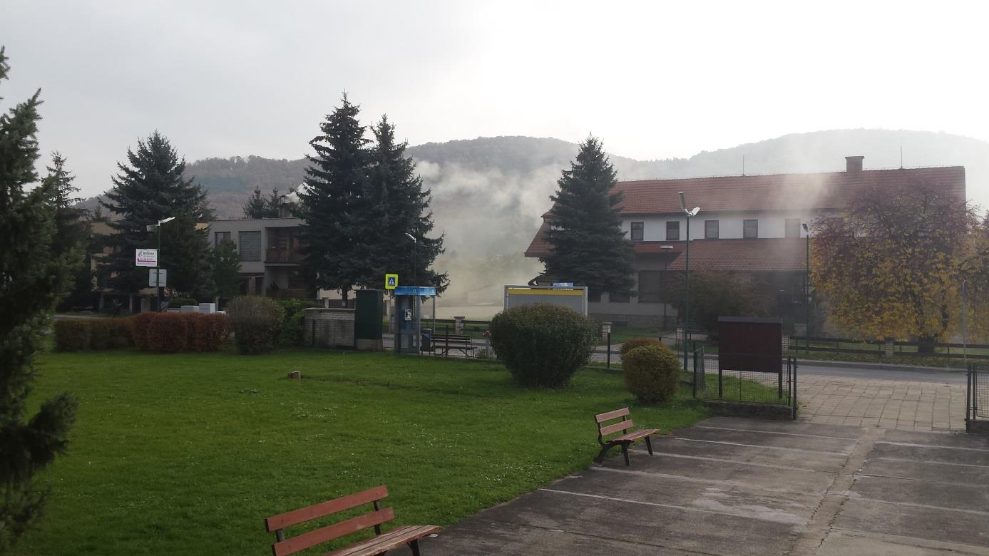 Obr. 30 Lokalita Chudčice, ovlivnění lokálními topeništi během měřicí kampaně Koncentrace benzo[a]pyrenu v jednotlivých lokalitách měřicí kampaně, srovnané s