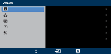 3.1 Nabídka OSD (On-Screen Display) 3.1.1 Přenastavení 1. Stiskem tlačítka MENU aktivujte nabídku OSD. 2. Stiskem tlačítek můžete procházet jednotlivé funkce.