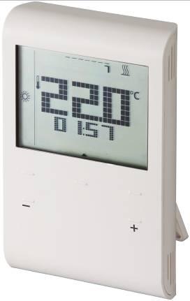 s 1 425 RDE100.1RF RCR100RF Bezdrátový prostorový termostat s časovým programem pro systémy vytápění RDE100.