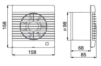 AXIÁLNÍ VENTILÁTORY TYPU DECOR 100, 200, 300 a 100 ECOWATT NÁVOD K POUŽITÍ, MONTÁŽI, OBSLUZE A ÚDRŽBĚ VŠEOBECNÉ INFORMACE Ventilátor je vyroben v souladu s platnými českými a evropskými zákony,