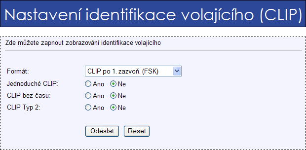 Page 10 of 25 Hlasitost ve sluchátku : Nastavení hlasitosti sluchátka v intervalu 0~12. Citlivost MIC sluchátka : Nastavení citlivosti mikrofonu sluchátka v intervalu 0~15.