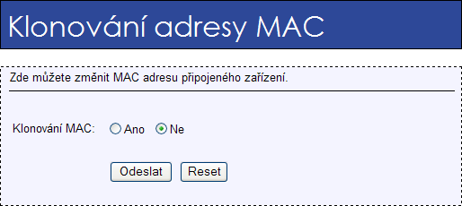 Page 21 of 25 V tomto menu je nutné vždy po provedení změny uložit změněné nastavení. Zařízení se ihned po uložení i automaticky rebootuje.