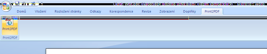 6.4.1 Převod do PDF a elektronický podpis dokumentů Pro účely konverze dokumentů do formátu PDF/A je na KrÚ JMK využívána aplikace Print2PDF a sice ve dvou základních režimech.