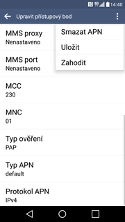 Nastavení internetu V záložce Sítě zvolíte Více. 3. Vyberete možnost Mobilní sítě. 4. Poté zvolíte Názvy přístupových bodů.