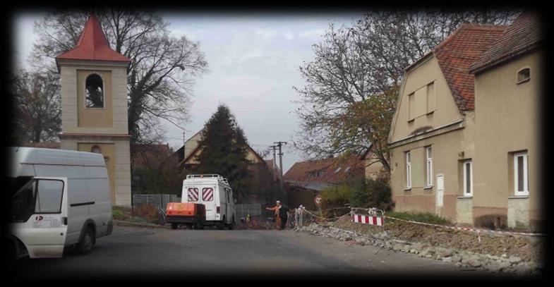 Oprava veřejného prostranství za obcí Trusnov