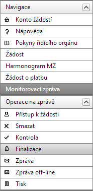 Vráceno k dopracování Pokud ZS/ŘO při hodnocení Vaší monitorovací zprávy zjistí určité nedostatky, může vrátit zprávu k dopracování do webové aplikace Benefit7.