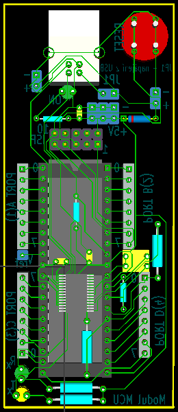 Elektronická stavebnice: Deska s jednočipovým počítačem Modul s jednočipovým počítačem Modul s řídícím jednočipovým počítačem je centrálním prvkem stavebnice.