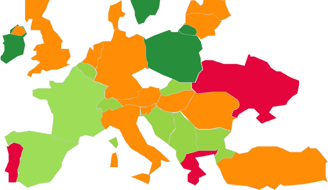 ČESKO MEZI ŘECKEM A PORTUGALSKEM, Změna objemu