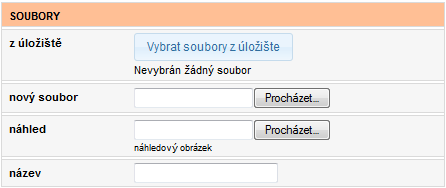 Vše můžeme doplnit popisem. Podnadpis lze zařadit do sekce (výběr z nadpisů). Položku lze zařadit do sekce, doplnit ji o množství a cenu.