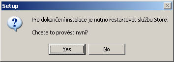 4.4. Kopírování souborů V dalším dialogu setupu budete vyzváni, abyste před dokončením instalace spustili kopírování instalačních souborů. Potvrďte tento krok stiskem tlačítka Další. 4.5.