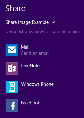 3.3. Použité knihovny Obrázek 3.2: DataTransferManager výběr služby 3.3.5 Windows Phone Toolkit [22] Windows Phone Toolkit poskytuje kolekci grafických komponent, které rozšiřují uživatelské rozhraní Windows Phone.