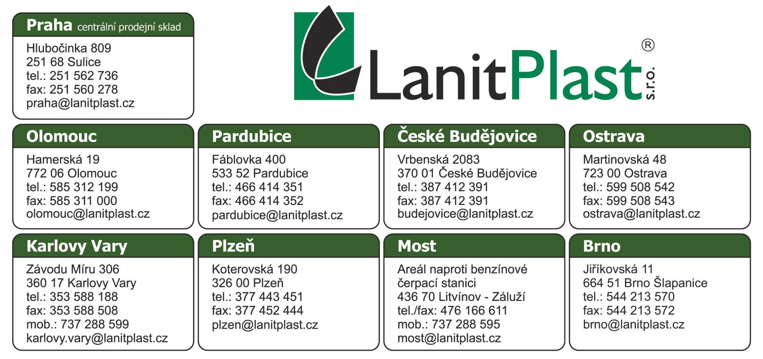 Více informací o cenách a dostupnosti dřevěných domků LANITPLAST