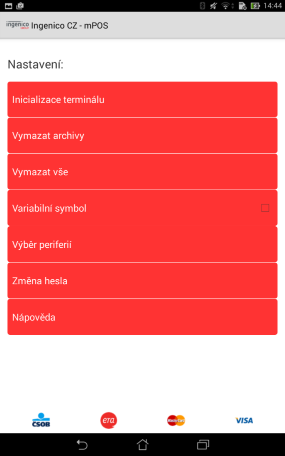 Archiv uzávěrek zobrazuje výpis uskutečněných uzávěrek. Kliknutím na příslušnou uzávěrku lze odeslat výpis na emailovou adresu. Ad.