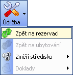 Rezervace a ubytování hostů 17 Taktéž nelze zrušit rezervaci, pokud má pokoj pod sebou rezervace dalších pokojů.