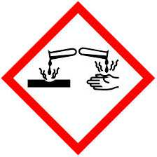 Strana 3 / 20 Signální slovo: Nebezpečí Standardní věty o nebezpečnosti: Může být korozivní pro kovy. Způsobuje těžké poleptání kůže a poškození očí. Vysoce toxický pro vodní organismy.