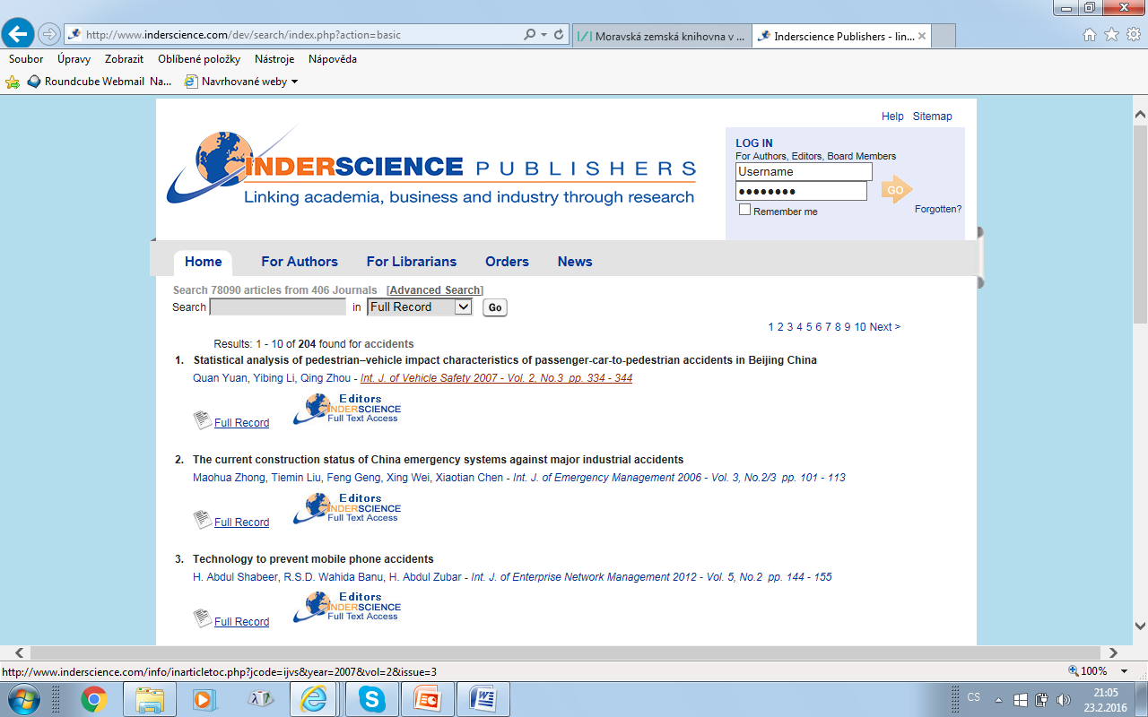 Inderscience