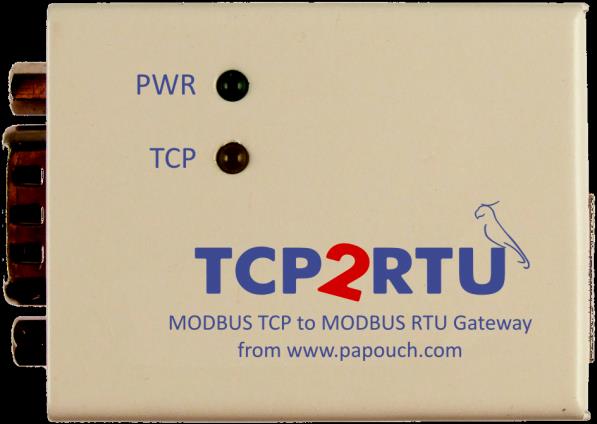 Transparentní převodník protokolu MODBUS TCP na MODBUS RTU/ASCII Tři