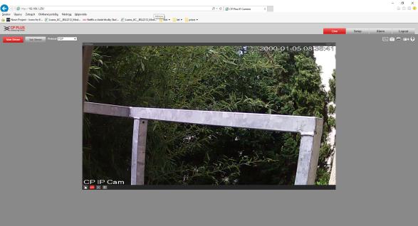 6. Správa kamery přes webové rozhraní Pro přístup ke kameře použijeme Internet Explorer, kam zadáme námi změněnou IP adresu. Pro přihlášení použijeme výchozí jméno a heslo: admin, admin.