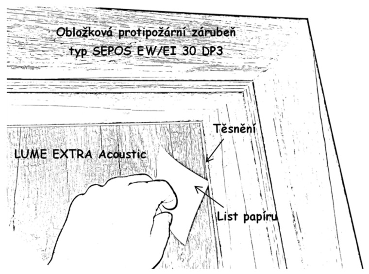 1. Montáž protipožárních dveří Povolené interiérové prostředí vhodné k instalaci, užívání a skladování dveří: minimální teplota prostředí 10 C teplotní rozdíl interiérů oddělených dveřmi max.