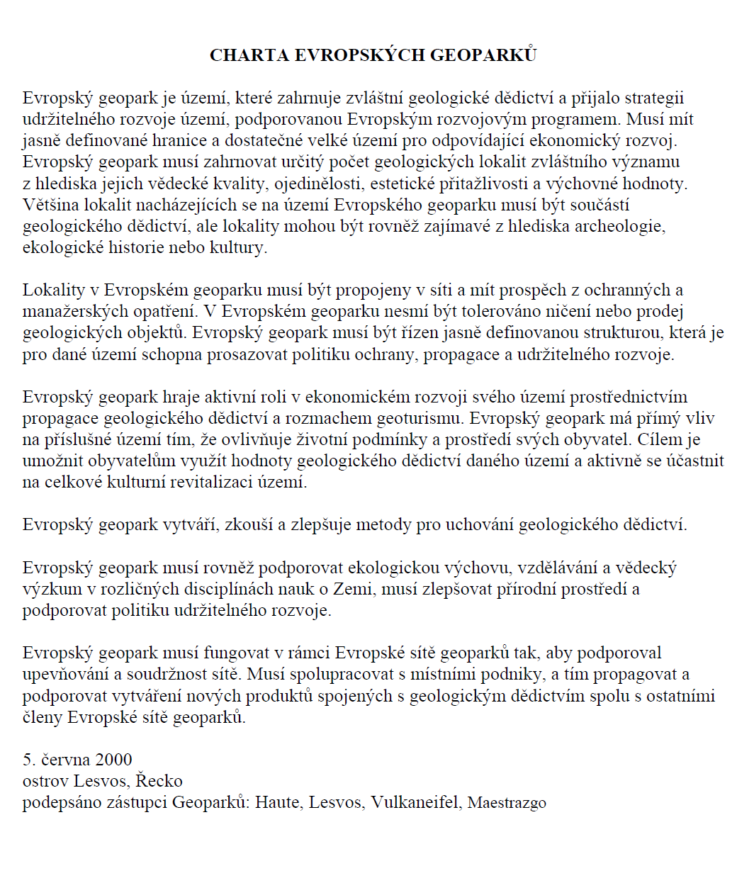 Návrh geoturistického produktu Geoparku Vysočina - PDF Free Download