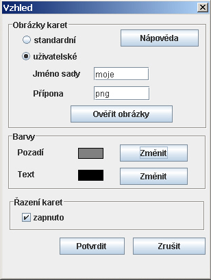 KAPITOLA 6. UŽIVATELSKÁ PŘÍRUČKA 41 Obrázek 6.6: Volba Vzhled uzlů, maximální doba reakce v sekundách a přibližná maximální hloubka prohledávání. Parametr je brán v úvahu pouze tehdy, je-li zatržen.