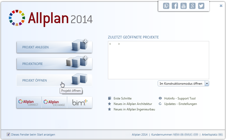 10 Spuštění Allplan a založení projektu Allplan 2015 Spuštění Allplan a založení projektu Na svém počítači máte nainstalovaný program Allplan 2015 a také šablonu projektu tutorial Vyztužování a