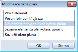 312 Cvičení 9: Sestavování plánů a výstup plánů Allplan 2015 7 Určete velikost okna plánu tím, že levým tlačítkem myši zadáte oba diagonální body okna plánu (vlevo dole a vpravo nahoře) a 2x stiskěte