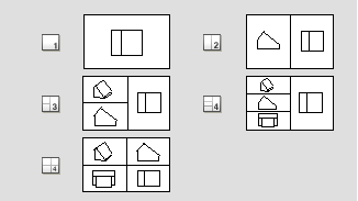 42 Cvičení 1: Půdorys suterénu Allplan 2015 Vložka: Projekce a technika oken Pokud pracujete se stěnami a jinými stavebními díly, můžete kliknutím myší vytvořit prostorový dojem budovy.