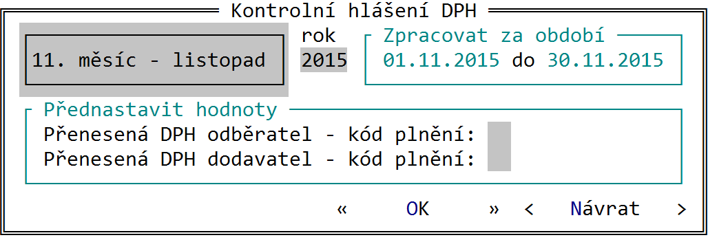 Grand 26 31.3.3 Kontrolní hlášení Kontrolní hlášení vytvořené z části Doklady naleznete v menu Doklady Evidence DPH Kontrolní hlášení.