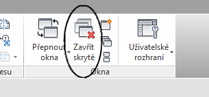 Vypněte nepotřebné kategorie v nastavení Viditelnost/zobrazení a v šablonách. Použitím nástroje Vložit zarovnané u zavřených pohledů dojde k otevření a zavření cílových pohledů.