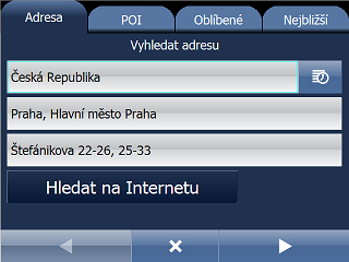 41 Navigator 16 Uložit sadu - uloží sadu bodů cesty do souboru Načíst sadu - načte sadu bodů cesty ze souboru. Tato fukce je také přístupná z menu Cesta. Smazat sadu - smaže sadu bodů ze souboru 4.2.