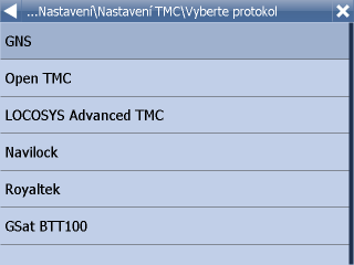 77 Navigator 16 Pokud máte i přijímač TMC, klikněte na tlačítko TMC, jinak klikněte na OK.