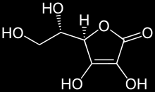 2.6 VITAMÍN C 2.6.1 Chemická struktura Velmi významnou biologickou aktivní sloučeninou je kyselina askorbová. Vitamín C má čtyři možné stereoisomery, obsahuje 2 asymetrický uhlík C4 a C5.