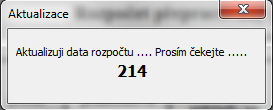 Z tlačítek na listu Rozpočet vyberte položku Načíst rozpočet z MONIT 1. Zvolte správný adresář, kde se nacházejí data rozpočtu z MONIT. 2.