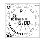 Obr. 11 Režim 5:2d Obr. 13 Režim 5:2d Obr. 12 Režim 7d 2. Pomocí tlačítka nastavte čas směrem vpřed a tlačítkem nastavte čas směrem vzad.