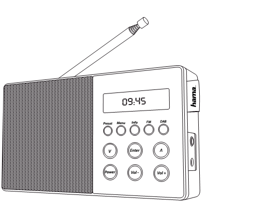 DR10 Přenosné digitální rádio