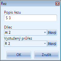 Uživatelská příručka 22 5.3 Karta Řez Je-li IDEA RCS spuštěn z nadřazené aplikace, není tato karta dostupná. Tlačítka na kartě Řez slouží pro přidání, kopírování a mazání řezů.