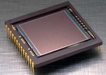 Každá z integrovaných fotodiod s miniaturními rozměry generuje při osvětlení fotoproud úměrný ozáření, který se integruje v kapacitách spojených s diodami, fungujících jako analogové paměti.
