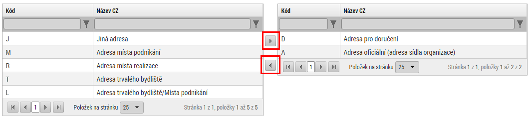 1.6. Základní komponenty Povinné pole toto pole je třeba vyplnit Nepovinné pole toto pole není třeba vyplnit, ale je to možné Nevyplnitelné (nebo automaticky doplněné) pole toto pole nelze vyplnit