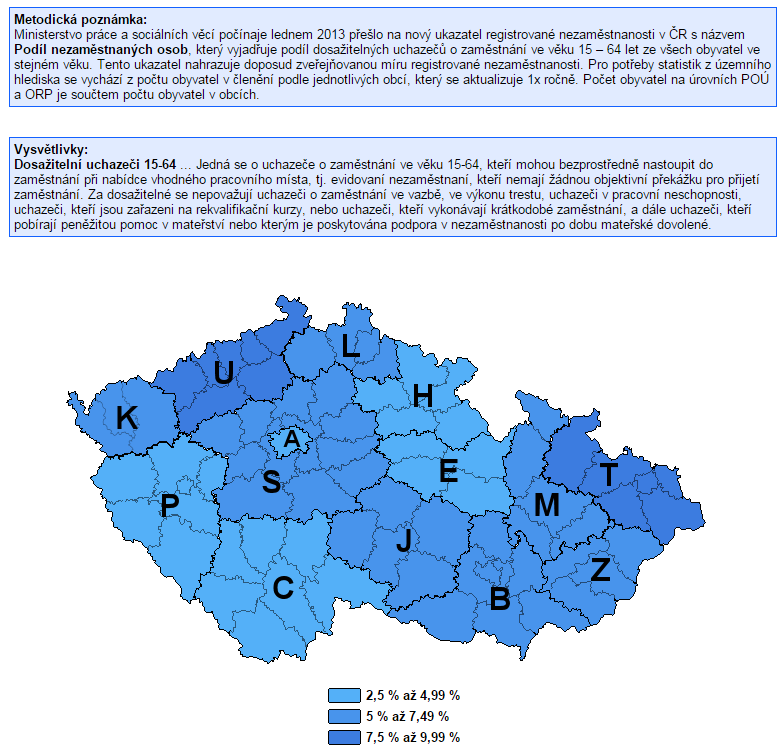 2.1.4.11 Vybrané ukazatele související s vývojem kriminálně rizikových jevů Nezaměstnanost Míra nezaměstnanosti v Libereckém okrese je na průměrné až vyšší úrovni. Od 1. 3.