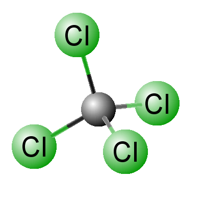 ZÁSTUPCI HALOGENOVÝCH DERIVÁTŮ UHLOVODÍKŮ TETRACHLORMETHAN (CCl 4 ) Je to bezbarvá, kapalná, nehořlavá a jedovatá látka.