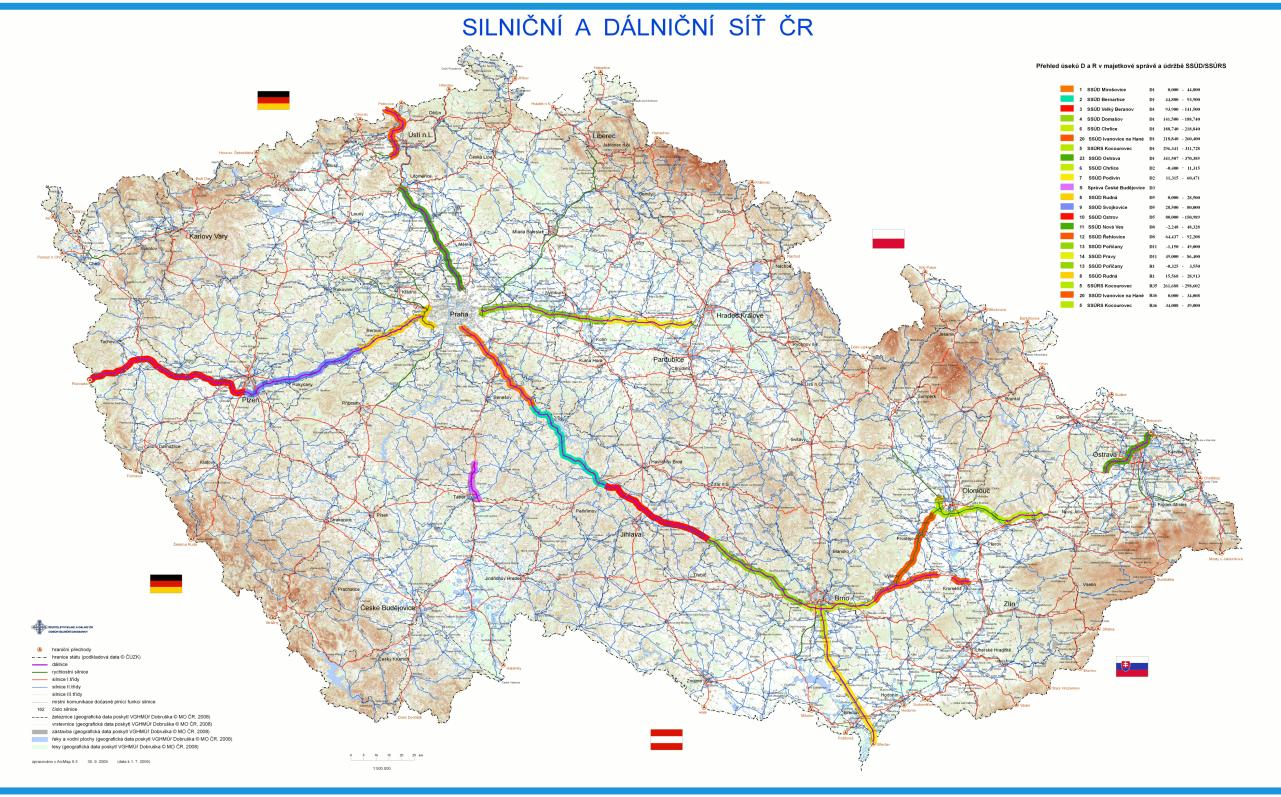 cz) 55 753 km (dálnice 776 km,