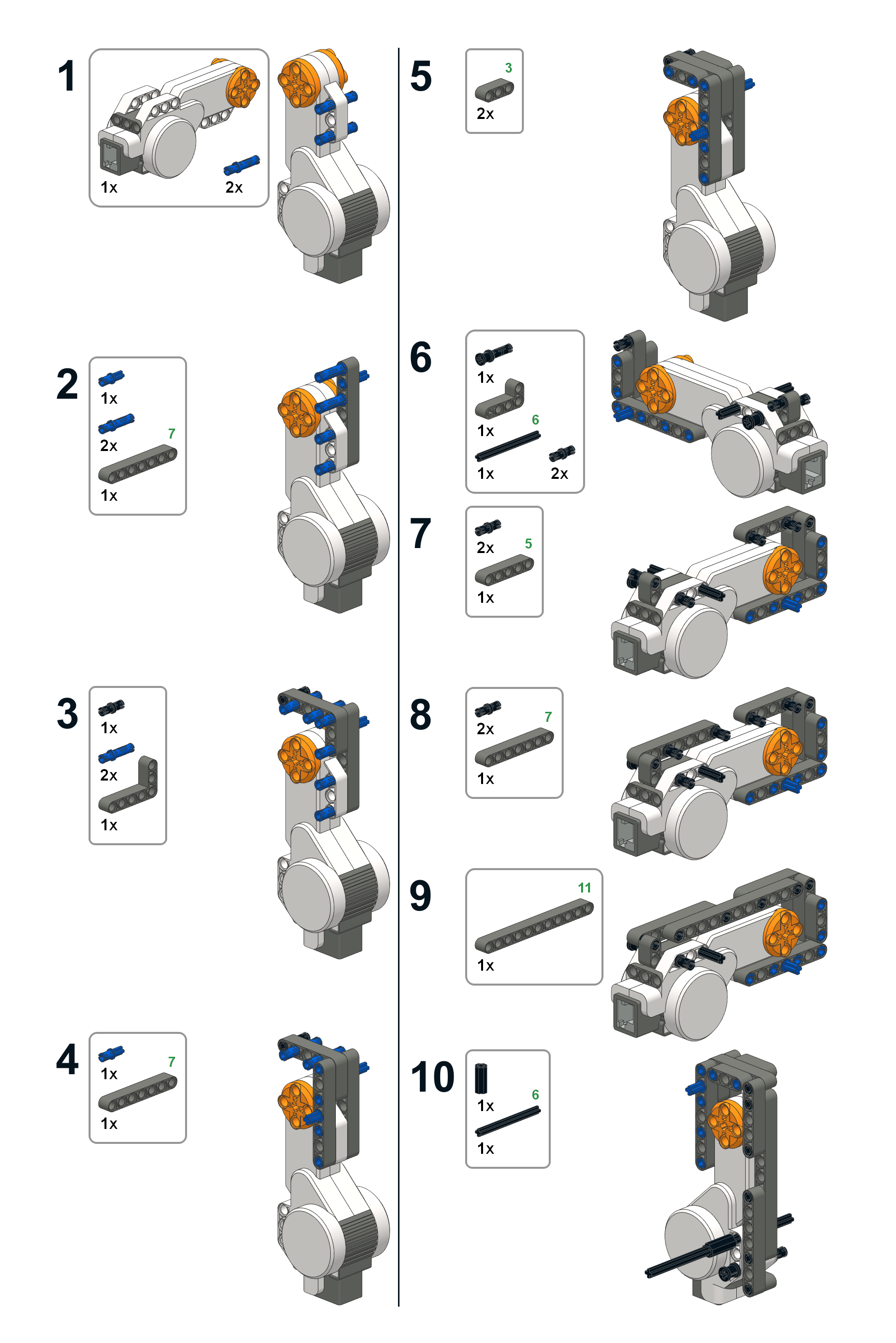 L04 Převodovka 1/3 Kroužek robotiky JAOS pro děti