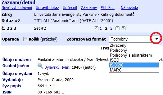 Citační norma - ČSN ISO 690 (březen 2011) Odborná kniha v seznamu zdrojové literatury: DYLEVSKÝ, Ivan, DRUGA, Rastislav, MRÁZKOVÁ, Olga.