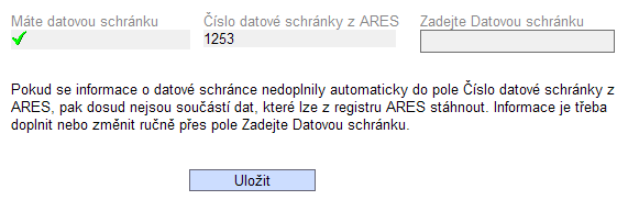 POZOR!!! Nezapomeňte záložku uložit. 11.4. Adresa žadatele Na této záložce je nutné vyplnit dva typy adres: Oficiální adresu a Adresu pro doručení.