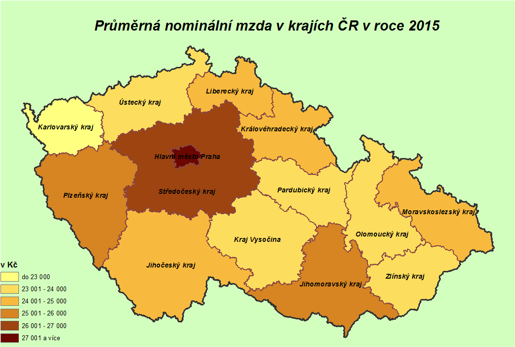 kategorií ekonomických subjektů, resp. jejich zaměstnanců došlo k růstu reálné průměrné mzdy podrobněji viz tabulku č. 7 v příloze.