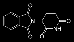 především v západní Evropě (v Československu ani v USA se tento lék neprodával) Thalidomid - C 13 H 10 N 2 O 4 byl používán jako na ranní nevolnosti a bolesti hlavy u plodů