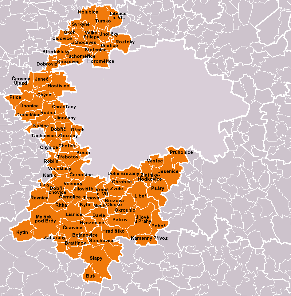 Mapa okresu Praha západ Trh s nemovitostmi Trh s nemovitostmi po vstupu do Evropské unie se v okrese projevil zvýšení cen nemovitostí.